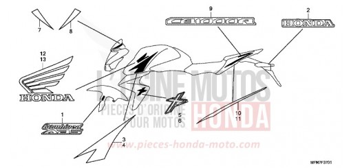 MARQUE (2) CB1000RC de 2012